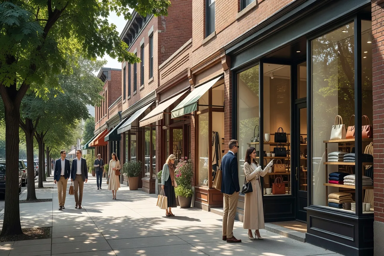 Independent boutiques and cafes in the Glebe neighbourhood Ottawa