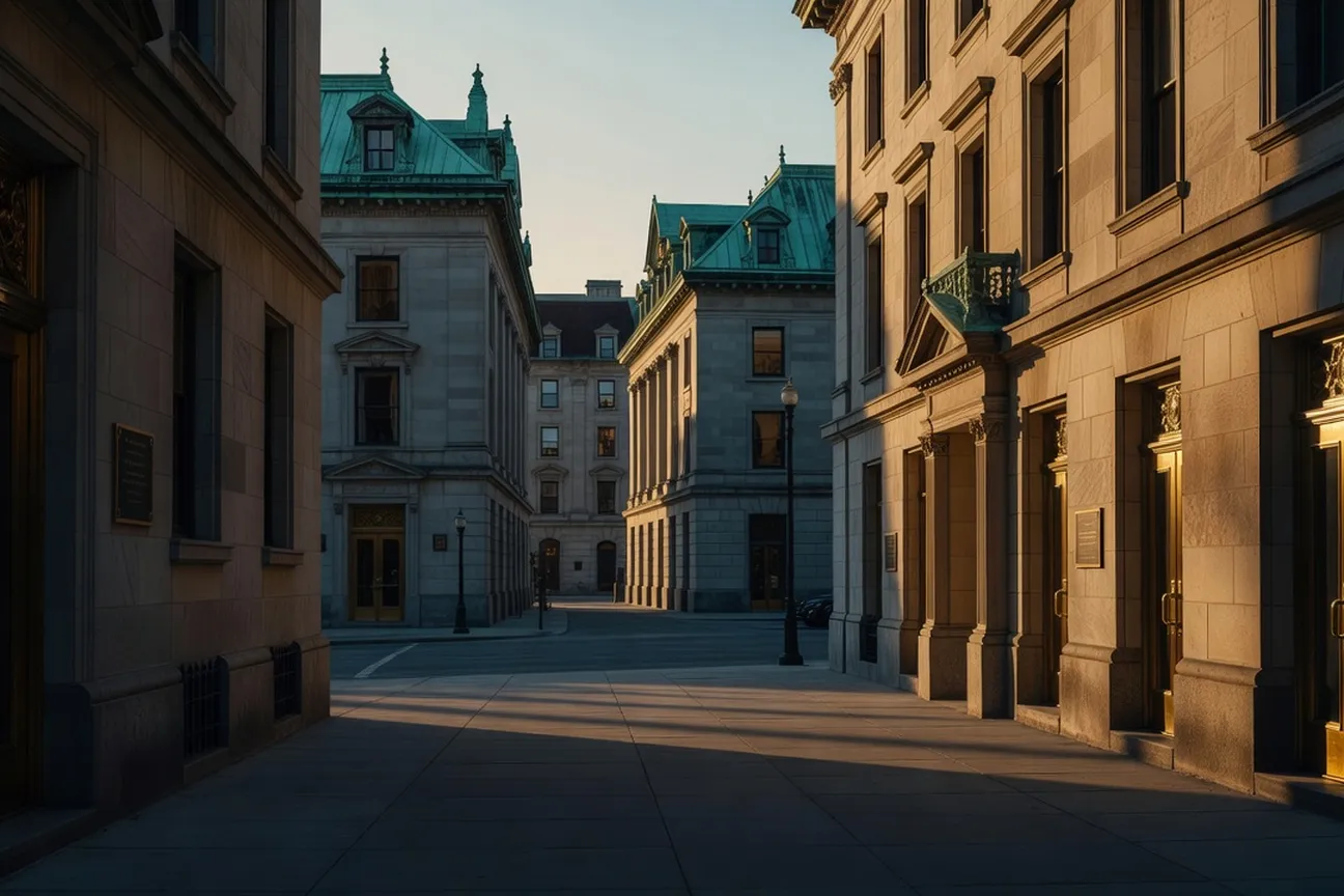 Embassy row buildings along Sussex Drive seen during a first-timer walking tour
