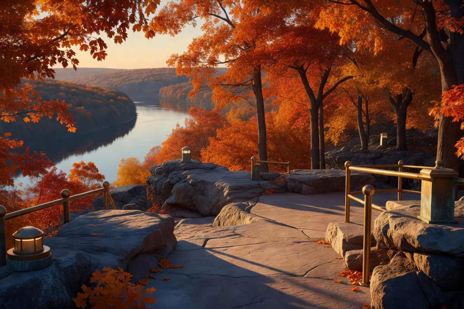 Editorial wide shot for Gatineau Park fall foliage — the complete editorial guide