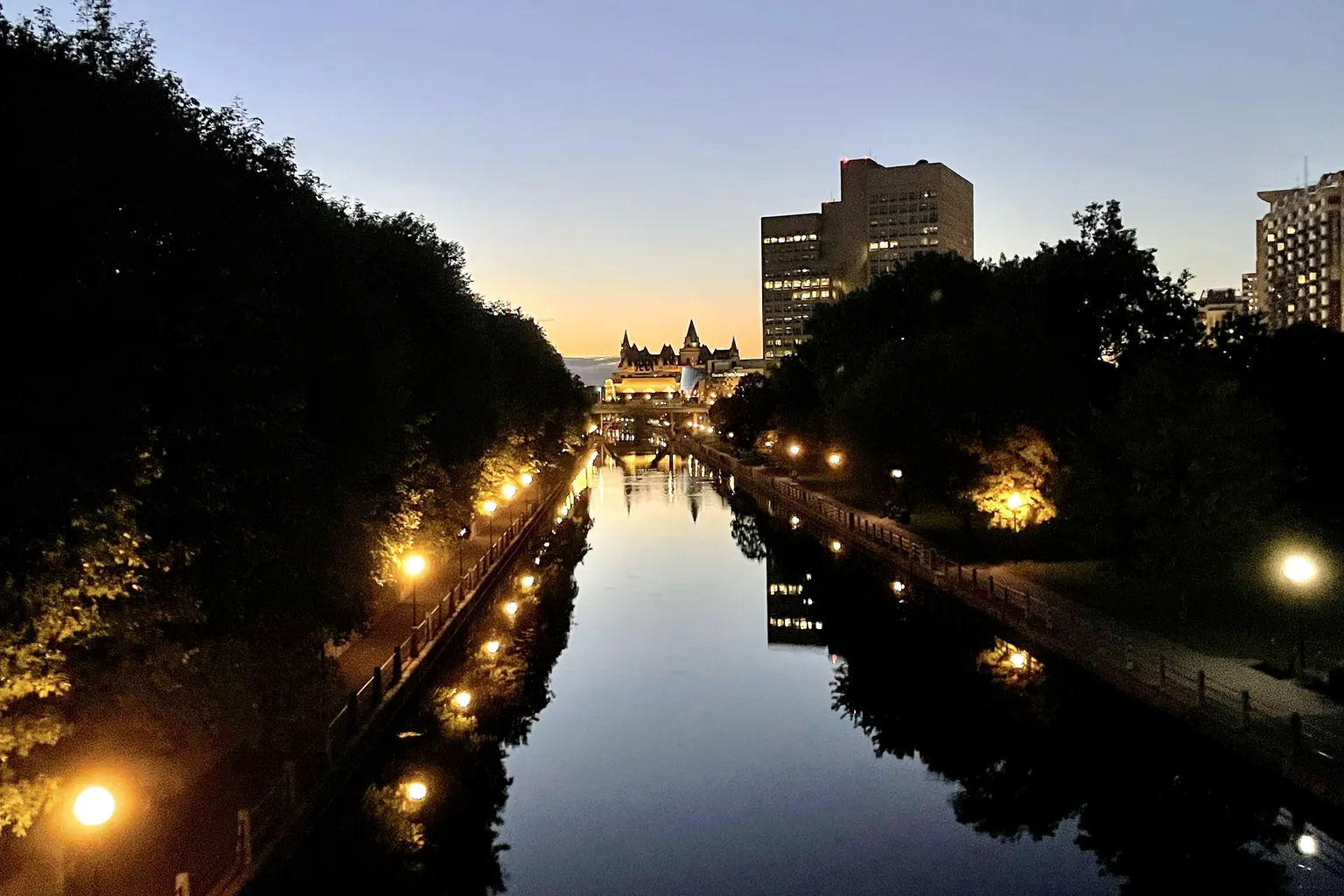 Editorial wide shot for The Rideau Canal — UNESCO field guide